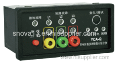 Electrified interlocking and fault indication comprehensive instrument