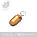 Button Battery Powered Portable Mini 0.5W COB 35LM LED Key Chain Light