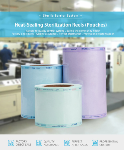 Heat ealing sterilization reels (pouches)