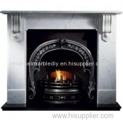 aluminum honeycomb composite marble fireplace mantel