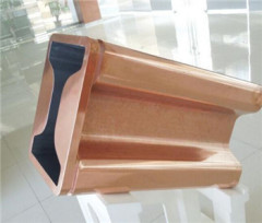 beam blank copper mould tube for continuous casting line to produce steel rails