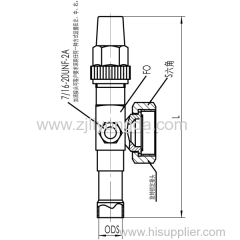 Maneurop Type Brass Valve