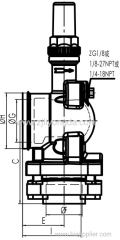 Screw Compressor Cast Steel Globe Valve