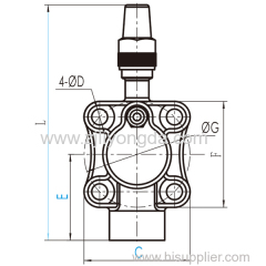 Carrier Type Brass Globe Valve