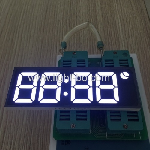 ультра яркий белый пользовательский дизайн 1inch 4-значный 7-сегментный светодиодный дисплей часов для индикатора часов