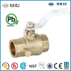 Acs Full Port Brass Ball Valve with Drain F/F