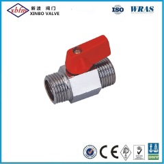 Brass Gas Ball Valve with Red Butterfly Handle Mxm