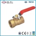 Brass Gas Ball Valve with Red Butterfly Handle Mxm