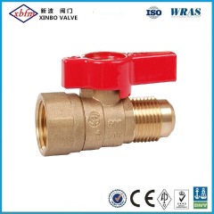 Brass Gas Ball Valve Flare X Female