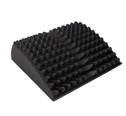Half Moon Memory Foam Inflatable Lumbar Support Pillow