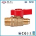 Brass Gas Ball Valve with Butterfly Handle