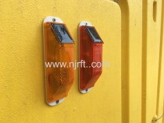 Safety strobe solar warning light