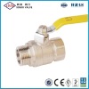 Full Port Brass Ball Valve with Steel Lever Handle