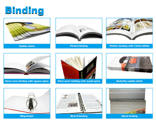 Full color hard cover printing service for books