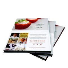 Full color hard cover printing service for books