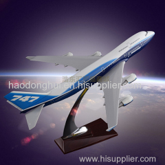 Emulational Model Plane Factory OEM Original Aircraft Model Boeing 747 1:220 Resin According to the Actual Ratio