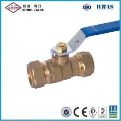 Brass Ball Valve with Compression Ring & Nut