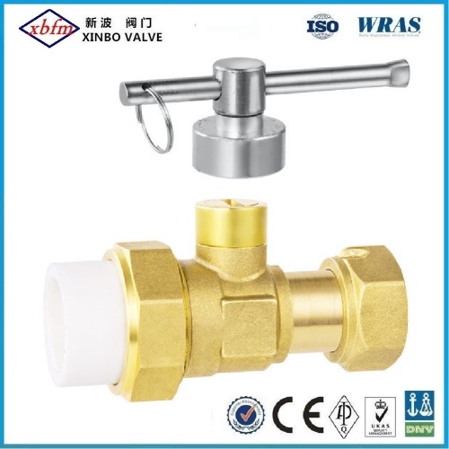 Brass Ball Valve with Compression Ring & Nut