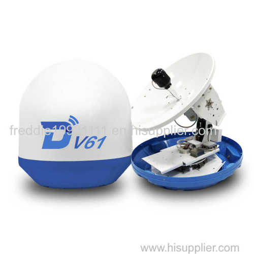 Ditel 63cm Ku band 3-axis marine VSAT communication antenna