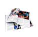 Well designed full color custom cheap magazine printing