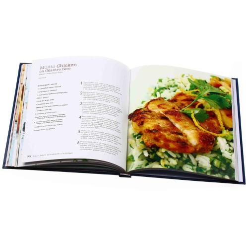 Full color hardcover book custom cookbook printing