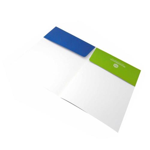 Custom well designed full color presentation folder printing