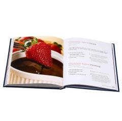Full color hardcover book custom cookbook printing