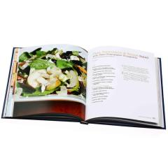 Full color hardcover book custom cookbook printing