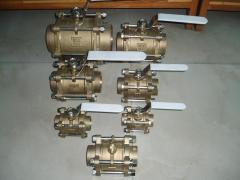 600wog Three - Piece Brass Ball Valve Solder End