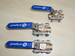 600wog Three - Piece Brass Ball Valve Solder End