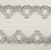 Spandex Nylon White Drawnwork Width 18cm Lace Trimming for Sexy Women Dress