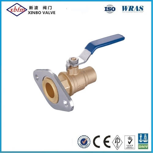 Brass Ball Valve with Rotating Flange