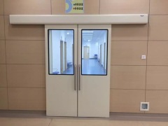 automatic bi-parting sliding doors for corridors of hospitals