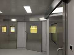 automatic sliding hermetic doors for operation rooms