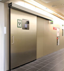 304 stainless steel automatic sliding hermetic leaded doors