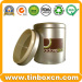 Metal Tea Canister Tea Can for Metal Food Packaging Round Tea Tin Box