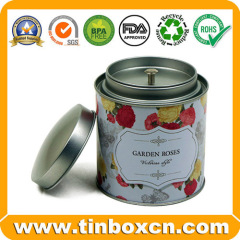 Metal Tea Canister Tea Can for Metal Food Packaging Round Tea Tin Box