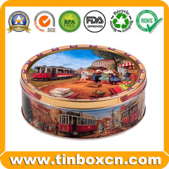 Cookie Tin Can Metal Gift Tin Box Tin for Food Packaging