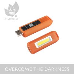Bright usb rechargeable led flashlight keychain torch light