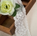 Beautiful White Lace Trim Fancy Net fabric French Lace Trim for Lady's Underwear