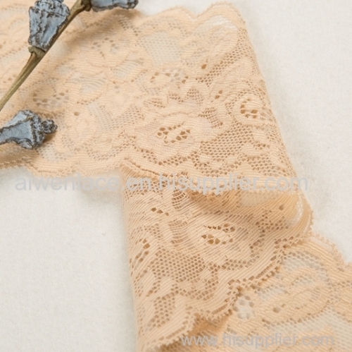 Wholesale Newest Design Elastic Lace Trim for Lingerie Underwear Dress Garments