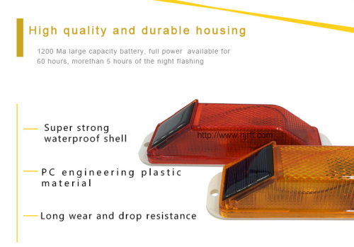 yellow solar outline traffic warning lights