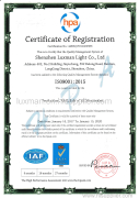 ISO certificat