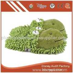 Fuzzy Ladies Frog Slippers