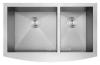 UPC certificated 20 gauge kitchenware sus304 stainless steel double bowl topmount drawn kitchen sink