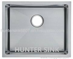 Kitchen sink made in china hunter sink with zero radius corner stainless sink