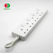 UK type 13A/240V extension lead Surge Protector with 4 Rotating Outlets