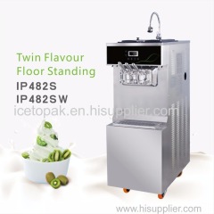 Floor stand soft ice cream machine IP482S with gravity feeding