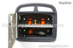 hose hanger storage cabinet