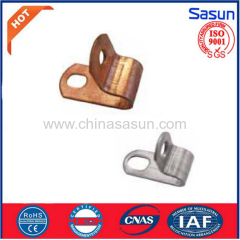 Pure Copper One Hole Cable Clip